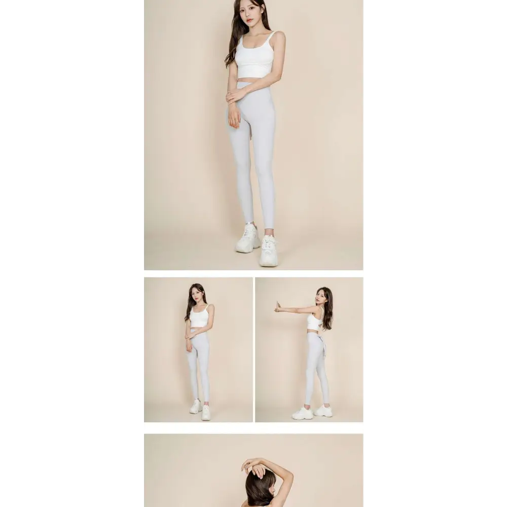 Korean Fashion High Waisted Bow Yoga Pants
