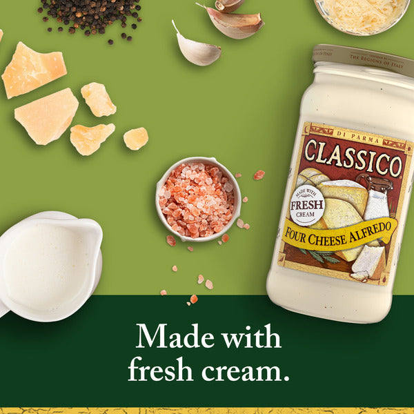 Classico Four Cheese Alfredo Pasta Sauce