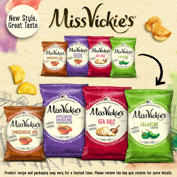 Miss Vickie's Sour Cream Herb & Onion Kettle Cooked Potato Chips