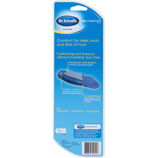 Dr. Scholl's Insoles, Comfort, Women's, Size 6-10
