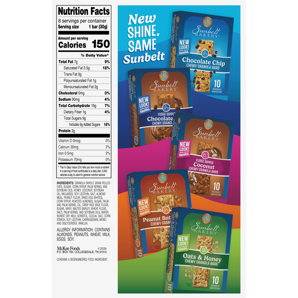 Sunbelt Bakery Chewy Sweet & Salty Almond Granola Bars