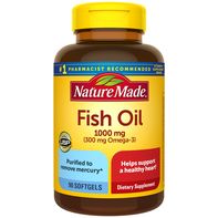 Nature Made Fish Oil 1000 mg Softgels️