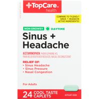 TopCare Sinus + Headache, Non-Drowsy, Daytime, Cap...
️