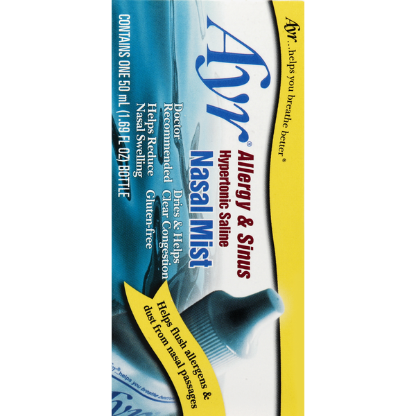 Ayr Nasal Mist, Allergy & Sinus