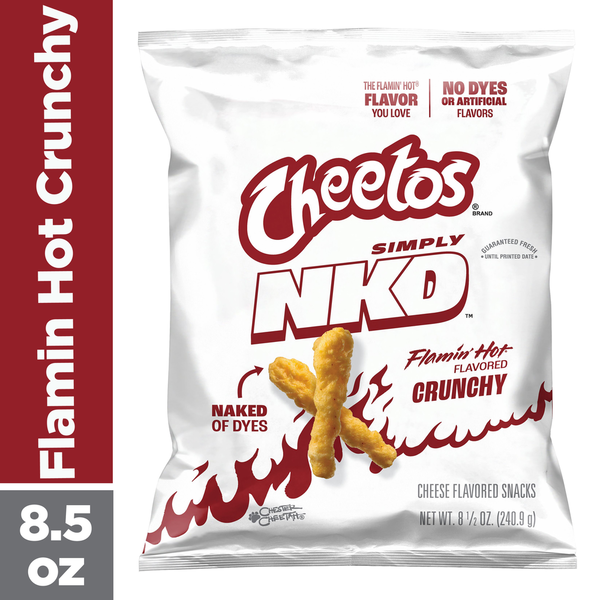 Cheetos Simply NK Flamin' Hot Crunchy Cheese Chips