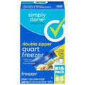 Simply Done Double Zipper Quart Freezer Bags️