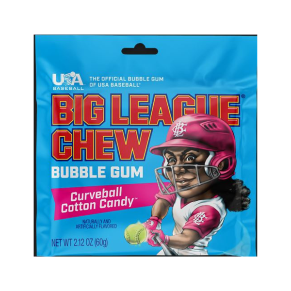 Big League Chew Cotton Candy Bubble Gum