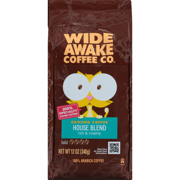Wide Awake Bold Roast House Blend 100% Arabica Ground Coffee