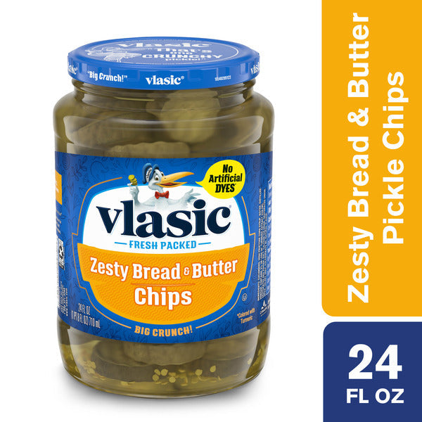 Vlasic Zesty Bread & Butter Pickle Chips, Keto Friendly