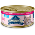 Blue Buffalo Wilderness Delights Meaty Wet Cat Food, Chicken & Salmon in  Gravy