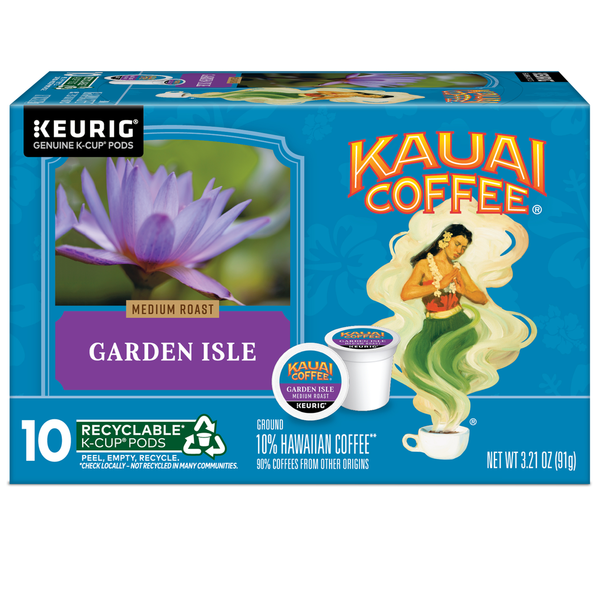 Kauai Coffee 10-Count Medium Roast Single Serve Coffee K-Cups