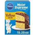Pillsbury Moist Supreme Yellow Cake Mix, 15.25 oz ...
️