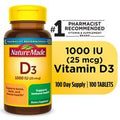 Nature Made Vitamin D3 1000 IU (25 mcg) Tablets️