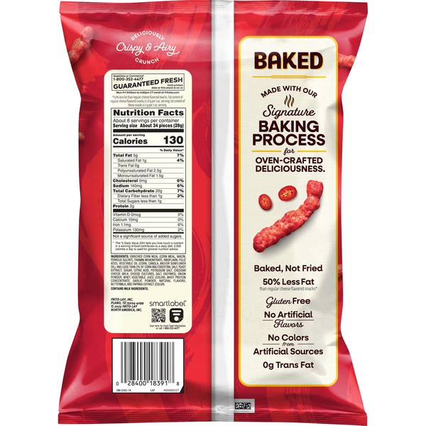 Cheetos Baked Cheese Flamin' Hot Cheese Flavor