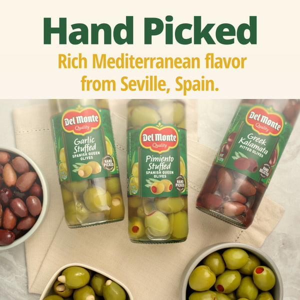 Del Monte Spanish Manzanilla Pitted Olives