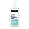 Neutrogena Ultra Gentle Cream-to-Foam Cleanser, Fragrance-Free, 8.5 oz