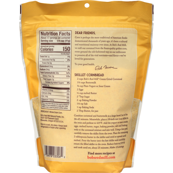 Bob's Red Mill Coarse Grind Cornmeal