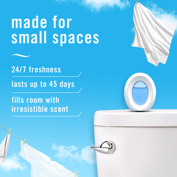Febreze Bathroom Air Freshener, Odor-Fighting, Downy April Fresh