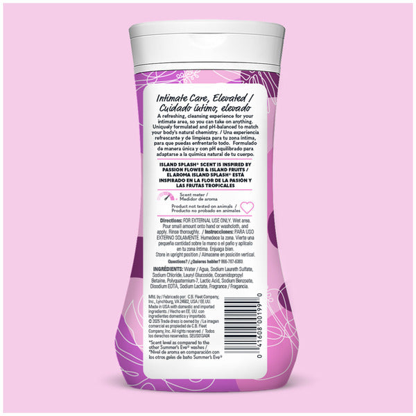 Summer's Eve Feminine Cleansing Wash, Island Splash