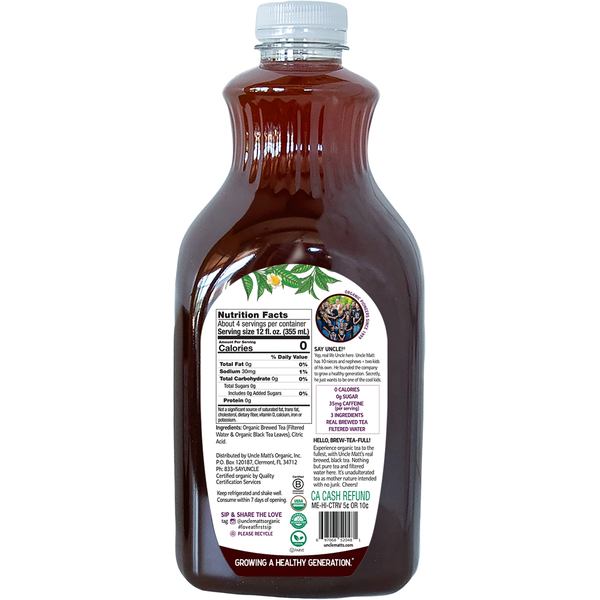 Uncle Matt's Organic Unsweetened Black Tea