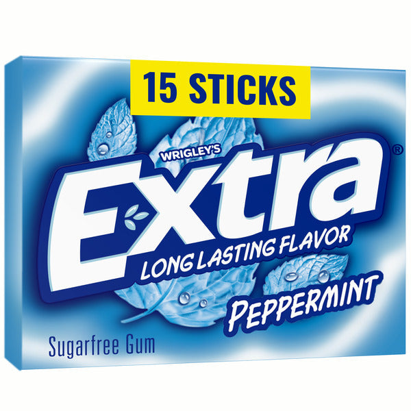 Extra Gum Peppermint Sugar Free Chewing Gum Stocking Stuffers Stick