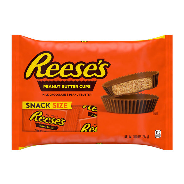 Reese's Milk Chocolate Snack Size Peanut Butter Cups Candy