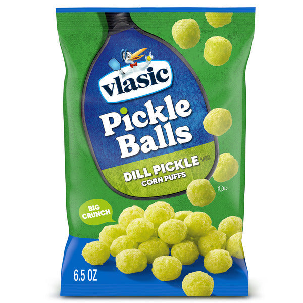 Vlasic Pickle Balls, Dill Pickle Flavored Corn Puffs