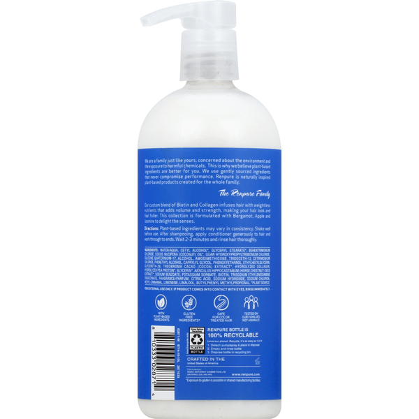 Renpure Conditioner, Biotin & Collagen, Refreshing Moisture