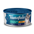 Blue Buffalo Tastefuls Natural Pate Wet Cat Food, Ocean Fish & Tuna Entrée