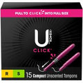 U by Kotex Click Compact Multipack Unscented Tampo...
️