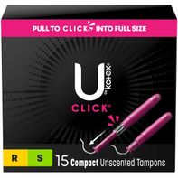 U by Kotex Click Compact Multipack Unscented Tampo...
️