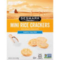 Sesmark Rice Crackers, Simple Salted, Mini️