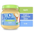 Gerber Stage 1 Baby Food Organic Apple Jar Fruit P...
️