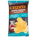 Crav'n Flavor Potato Chips, Sea Salt & Vinegar, Kettle Cooked