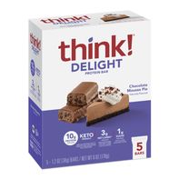 think! Keto Chocolate Mousse Pie Protein Bars️