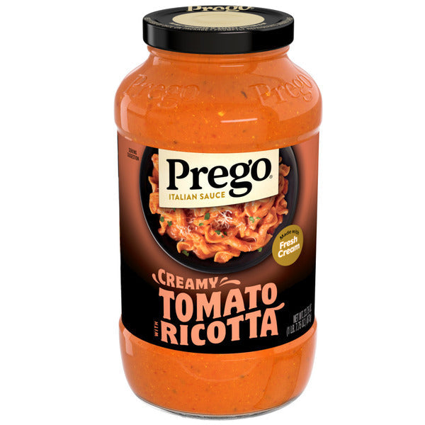 Prego Creamy Tomato Pasta Sauce With Ricotta Cheese