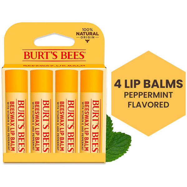 Burt's Bees 100% Natural Origin Moisturizing Lip Balm, Original Beeswax