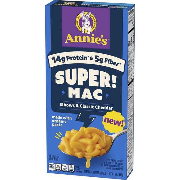 Annie's Super! Mac Elbows and Classic Cheddar