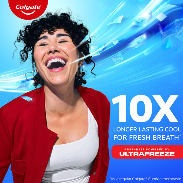 Colgate Whitening Toothpaste With Mini Breath Strips, Clean Mint