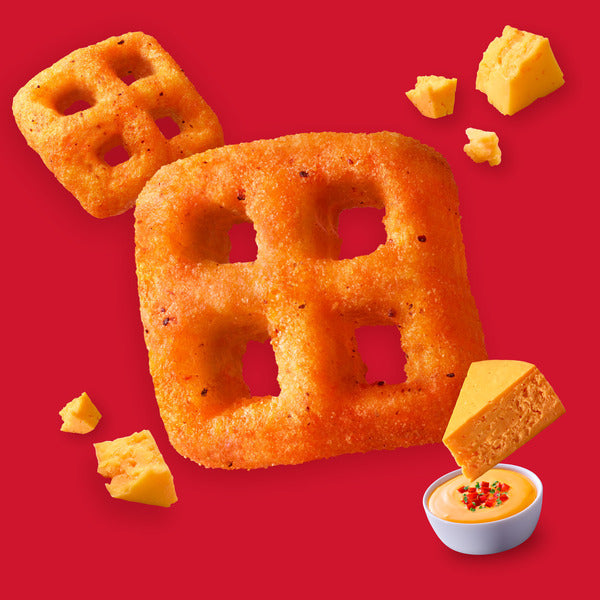 Cheez-It Crunch Kick'n Nacho Cheese Cheesy Baked Snacks, Lunch Snacks, 6.5 oz