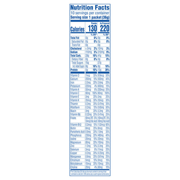 Carnation Breakfast Essentials Classic French Vanilla Nutritional Powder Drink Mix