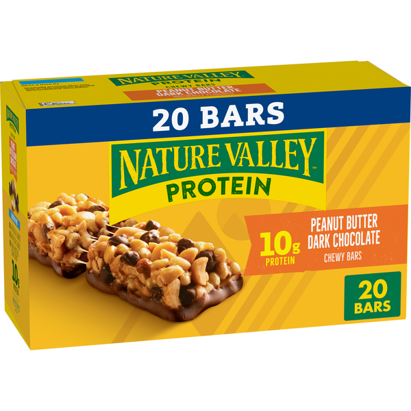 Nature Valley Protein Peanut Butter Dark Chocolate Chewy Bars