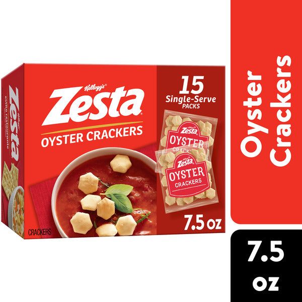 Zesta Kellogg's Zesta Original Oyster Crackers, Soup Crackers, 15 Count