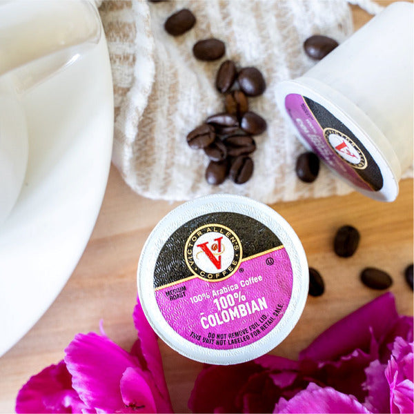Victor Allen's Coffee 100% Colombian, Medium Roast, Single Serve Coffee Pods