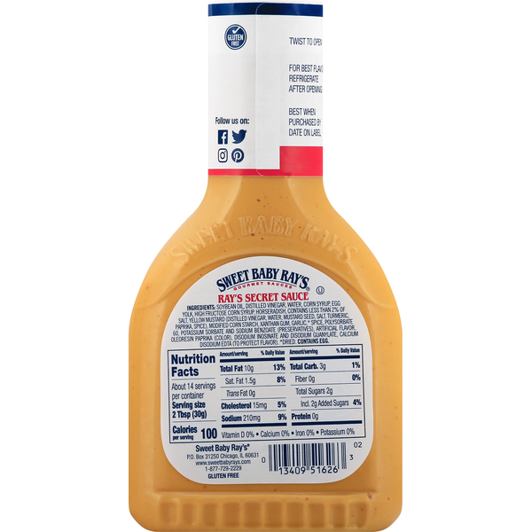 Sweet Baby Ray's Dipping Sauce, Ray's Secret Sauce