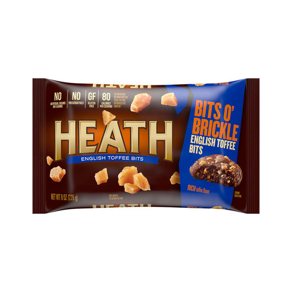 HEATH BITS O' BRICKLE English Toffee Baking Bits Bag, 8 oz