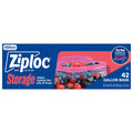 Ziploc® Gallon Storage Bags, Stay Open Design, Easy to Fill