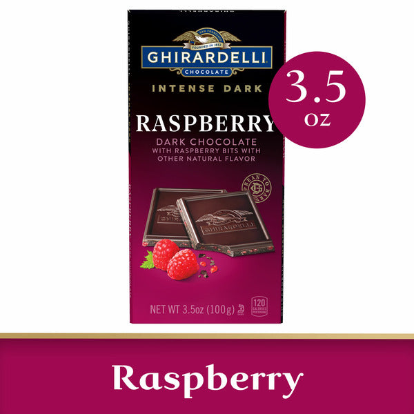 Ghirardelli Intense Dark Chocolate Bar - Raspberry Radiance