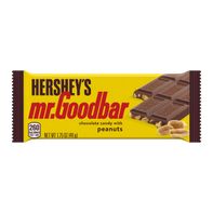Hershey's MR. GOODBAR Chocolate with Peanuts Full Size, Candy Bar, 1.75 oz