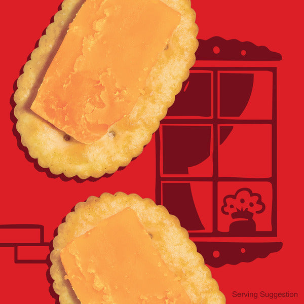 Town House Original Oven Baked Crackers, Salty Snacks, 13.8 oz
